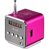 Mini Radio Speaker Novelty Radios Speaker for Party Shower Radio Comfortable Speaker MP3 MP4 Music Player Small Aluminium All