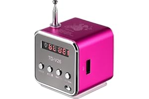 IPLUSMILE Mini Radio Lautsprecher Neuheit Radios Lautsprecher Für Die Party Duschradio Bequemer LautsprecherMp3-mp4-musikplayer Kleiner Aluminiumlegierung Mädchen USB Laptop