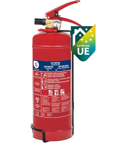AnafGroup Extincteur Poudre ABC 5A-34B-C - 1kg - Protection Incendie