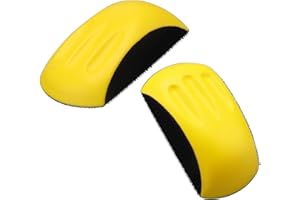 MOGRQAP 2 Stück 6 Zoll Manueller Schleifklotz Handschleifer Schleifblock für DIY Holzarbeit Basteln und Möbelrestaurierung für Schleifscheiben Handschleifblock Mausförmiges Polier