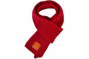 Boomly Bébé enfants Écharpe à tricoter Écharpe en laine Mignonne Hiver chaud Écharpes Foulards Cou Plus chaud Pour les filles des garçons