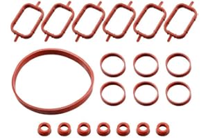 Baceyong Juntas de colector de admisión, compatible con BMW M47/ M47N, M57/ M57N, motores de 6 cilindros compatible con BMW E70 E53 E72 E71 E81 E87 E88 E82 E90 E91 E92 E93 E60 E61 E63 E63 64 E46