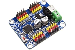 WITMOTION Bluetooth 16 Canaux PWM Servo Moteur Carte Contrôleur Contrôleur Carte Guide Carte PCB Robot Raspberry Pi DIY Bouclier Servo Module Offre Logiciel PC/Android librement