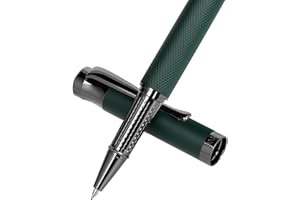BOCIYER Liquid Ink Rollerball Pens - Nice Pens for Bullet Journal and Office Supplies - Fine Line, Luxury Pen Gift Box for teacher gifts，gifts for men&women(Green)