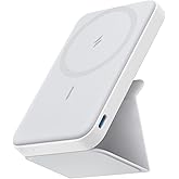 Anker 622 Power Bank magnetico senza fili (MagGo), 5000 mAh, Power Bank Magnetico Pieghevole con USB-C per iPhone 14/13/12, D