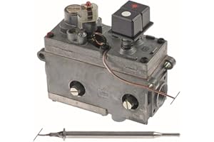 ZANUSSI Sit Thermostat de gaz MINISIT 710 Température max. 190 °C Convient pour elframo 110–190 °C gaz entrée 1/2 'sortie 3/8'