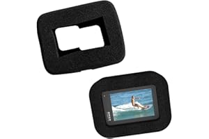 POFET Paquet de 2 boîtiers de réduction de Bruit Coupe-Vent en Mousse pour GoPro Hero 9 10 11 12 Enregistrement Audio vidéo extérieur