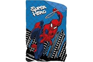 PELLECCHIA 1969| Trapunta Piumone invernale | Stampa Piazzata per letto Singolo 170 x 260 cm compatibile con (SPIDERMAN HERO)