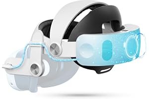 Tawxot Sangle de Tête Compatible avec Meta Quest 3, 6000mAh Batterie VR Accessoire, Accessoires VR Réglables pour Réduit la Pression de la Tête, Temps de Jeu Prolongé