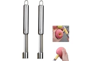 2 Stück Apfelentkerner Edelstahl - Obstentkerner Mit ABS Griff