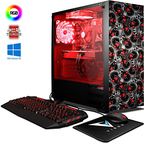 VIBOX Pyro RSR770-438 Gaming PC Ordenador de sobremesa con War Thunder Cup n de Juego Windows 10 OS 4 1GHz AMD Ryzen 8-Core Procesador Radeon RX 570 Tarjeta Grafica 8GB DDR4 RAM 1TB HDD-SSD VIBOX Pyro RSR770-438 Gaming PC Ordenador de sobremesa con War Thunder Cup n de Juego Windows 10 OS 4 1GHz AMD Ryzen 8-Core Procesador Radeon RX 570 Tarjeta Grafica 8GB DDR4 RAM 1TB HDD-SSD