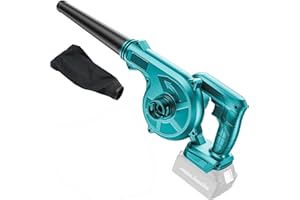 LOCALLOCAL Cordless Leaf Blower Compatible with MaKita 18V, 2-in-1 Compact Electric Leaf Blowers & Vacuums for Lawn Care Leaf Blowing, Car, Corner Dust Clearing (Batteries Not Included)