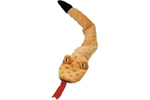 GLORIA LO MEJOR PARA TU MEJOR AMIGO Peluche para Perros Gloria - Tamaño 63 cm - Peluche DogMonsters Serpiente - Juguete para Perros - Peluche con Sonido - Textura Suave - Material Resistente - Color Naranja