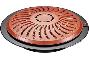 MERCATOOLS | Brasero Eléctrico 3 Potencias (400/500/900W) | 2 Resistencias Tubulares | Cable 1,9 m | Indicadores Luminosos | 200 V – 50 Hz