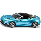 siku 1582, Aston Martin DBS Superleggera, Oyuncak Araba, Metal/Plastik, Mavi, A&ccedil;ılabilir Kapılar, Kau&ccedil;uk Lastikli Spor Jantla