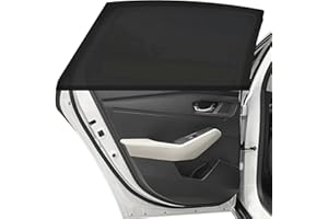 SCROLIEY Tendine Parasole Auto Bambini,2 Pezzi Parasole Auto Finestrini Laterali,Protezione dai Raggi UV, Anti-Zanzara,Protegge Bambini,per Tendine Parasole Auto Finestrini Laterali