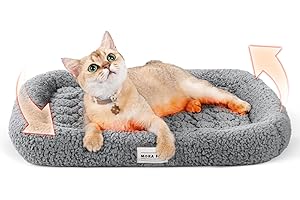 Mora Pets Manta térmica para Gatos Manta autocalentable para Gatos y Perros Cama termica Alfombra calefactora sin Electricidad y baterías 43 X 49 cm