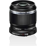 Olympus M. Zuiko Digital ED 30mm F3.5 Macro Lens, Suitable for All MFT Cameras ( OM-D & PEN models, Panasonic G-series), blac