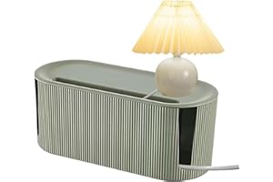 Joyivike Boîte de Gestion des câbles, Boîte Cache Câble, Boite Rangement Cable, Rangement Câbles, Cable Management Box, Boîte de Rangement pour Câbles Les Câbles, Garder Les Câbles Bien Rangés, Vert