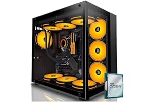 EMCA4 Computer Gaming PC Assemblato i7 14700kf - RTX 4070 SUPER 12GB - SSD M.2 1TB nvme GEN4 - Ram 32GB DDR5 6000Mhz XMP - B760 - ARGB - Dissipatore a Liquido 360mm - Windows 11