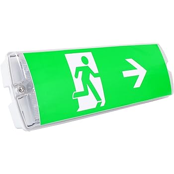 Lampada di emergenza fuga luce percorso uscita di ...