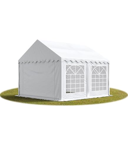 Festzelt 6x6 M Premium – Schwerentflammbar, Wasserdicht & Mit Bodenrahmen Für Stabile Partys