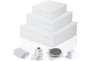 AUDIO FREQUENCY% 120 Pcs Mousse Demenagement Cartons, Feuilles Mousse Papier Bulle Déménagement Carton Pour Cartons Déménagement Vaisselle, Plats, Assiettes, Verres Emballage
