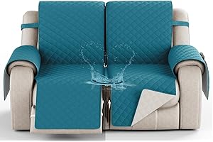 YNJJKA Reclining Chair Cover Sofa Covers Recliner 4 3 2 1 Seater Protector Waterproof for Armchair Chair, Non-Slip Fabric Couch Armchairs Protectors Pets(2130,2 SEATER 54")