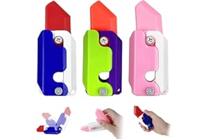 TOGETDREAM Coltello Giocattolo Fidget Giocattoli con coltelli a Carota Stampati in 3D Giocattoli Antistress per Adulti Giocattoli Sensoriali Giocattoli Fidget in Plastica per ADHD, ADD e Autismm