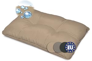 ‎BEAUTISSU Beautissu Lounge Kissen Outdoor Rückenkissen 60x40x12 cm – Wetterfest Schmutzabweisend Polster Gartenmöbel Loungemöbel Rattan Möbel Rückenkissen Gartenstuhl Sitzpolster Beige