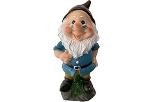 Decor Space Sette nani in poliresina da giardino nanetti di Biancaneve per aiuola h 28 cm Dotto