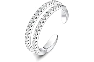 ORAZIO S925 Sterling Silber Zehenringe für Frauen Pfeil Unendlichkeit Vintage keltischen Knoten Gänseblümchen Blume stilvolle Zehenringe verstellbare Zehenband Ringe Sommer Strand Fuß Schmuck Set