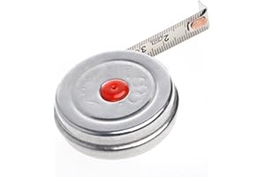 BIlinli Cinta métrica Retractable de la carpintería del Acero Inoxidable de la Mini Oficina de los 2m métrica