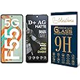 GlassVerse D+ Matte Tempered Glass With 18H Hardness For Samsung Galaxy F55 5G Cellphone(Pack Of 1)With Free Installation Kit. Full Screen Coverage-6.7 Inch
