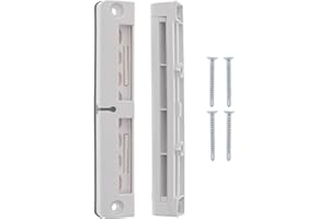 Siegenia Aeromat Lot de 4 mini ventilateurs de fenêtre standard avec fermeture rotative et kit de vis ToniTec