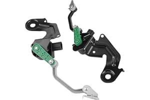 Ysimee Lot de 2 capteurs de niveau à suspension pneumatique arrière gauche et droite compatibles avec A6 4FC6202427 4F0616572D, 4F0616571J Capteur de niveau Capteur de hauteur arrière gauche et droite