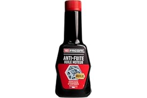 Facom Anti-Fuile Huile Moteur, Régénère Les Joints, 250 ML Rouge