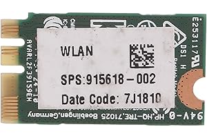 FENOHREFE Carte réseau pour Realtek RTL8723DE NGFF M.2 Carte sans fil compatible Bluetooth pour carte sans fil haute vitesse 915619-001 915618-002