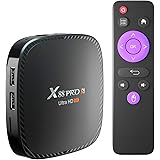 Android TV Box, HK1 MAX RK3318 Quad-Core Android 9.0 TV Box 4GB RAM/32GB ROM Soporte 2.4Ghz/5.0 GHz WiFi Bluetooth 4.0, 4K HD