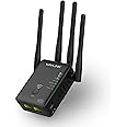 WiFi Extender Booster, WAVLINK AC1200 Dual Band WiFi Booster, Support WiFi Repeater/WiFi Router/Wireless Access Point Mode, with 2 Ethernet Port, WPS, LED (Upgraded)
