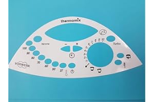 T-MIX Vinilo Adhesivo Blanco para BOTONERA/Panel Frontal O DE Control DE THERMOMIX TM31.