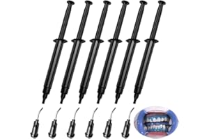 FiTspi Lot de 6 flacons de gel protecteur gingival avec 6 embouts de 3 ml, barrière protectrice pour la thérapie dentaire