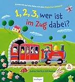 1. 2. 3 wer ist im Zug dabei?: Komm mit auf eine Reise mit dem Magischen Zählband von Munton. Gill (2013) Pappbilderbuch by 