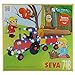 Produktbild Seva Steckbaukasten 718 Teile Stecksystem Motorikspielzeug Steckspiel