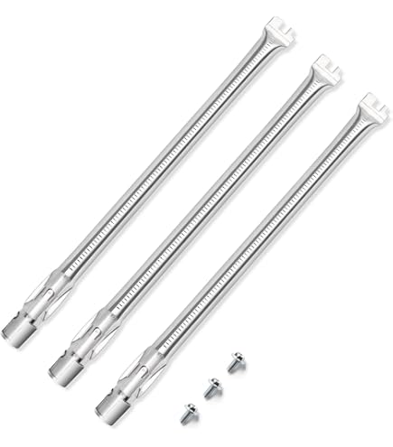 QuliMetal Barres Aromatisantes SUS304 De 44,5 Cm Pour Weber Genesis 300 Series (2011-2016) – Compatible Avec E-310, E-330, S-310, S-330 Avec Boutons De Commande Avant, Plaques Chauffantes SUS304 De