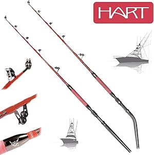 Hart Saltwater Big Game Fishing Short Curved Butt Rod Cimarron 130lb Amazon Co Uk Sports Outdoors