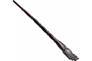 Handicraftviet - Wooden Wizard Wand 15 inch, Magic Wand Real Wood, Witch Wand for Collection, Magical Gift for Halloween, Christmas and Birthday Party