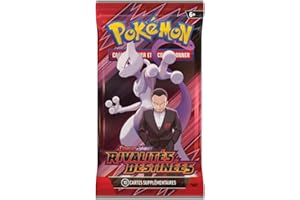 Pokémon – Booster Rivalités Destinées | 10 Cartes Officielles JCC | Extension Écarlate & Violet | Cartes Aléatoires Dont Pokémon-ex et Illustrations Spéciales
