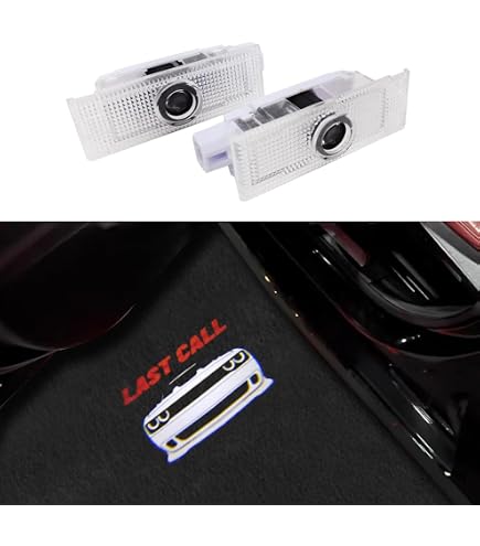 Dodge Challenger LED Door Logo Lights - Ghost Shadow Projector Puddle Lights 2015-Present