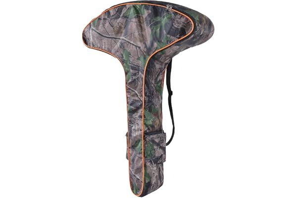DETECH Sac de Rangement en Toile pour flèches légères en Plein air, Chasse à l'arc, en Forme de T, Arc, Camouflage et Couleur Noire